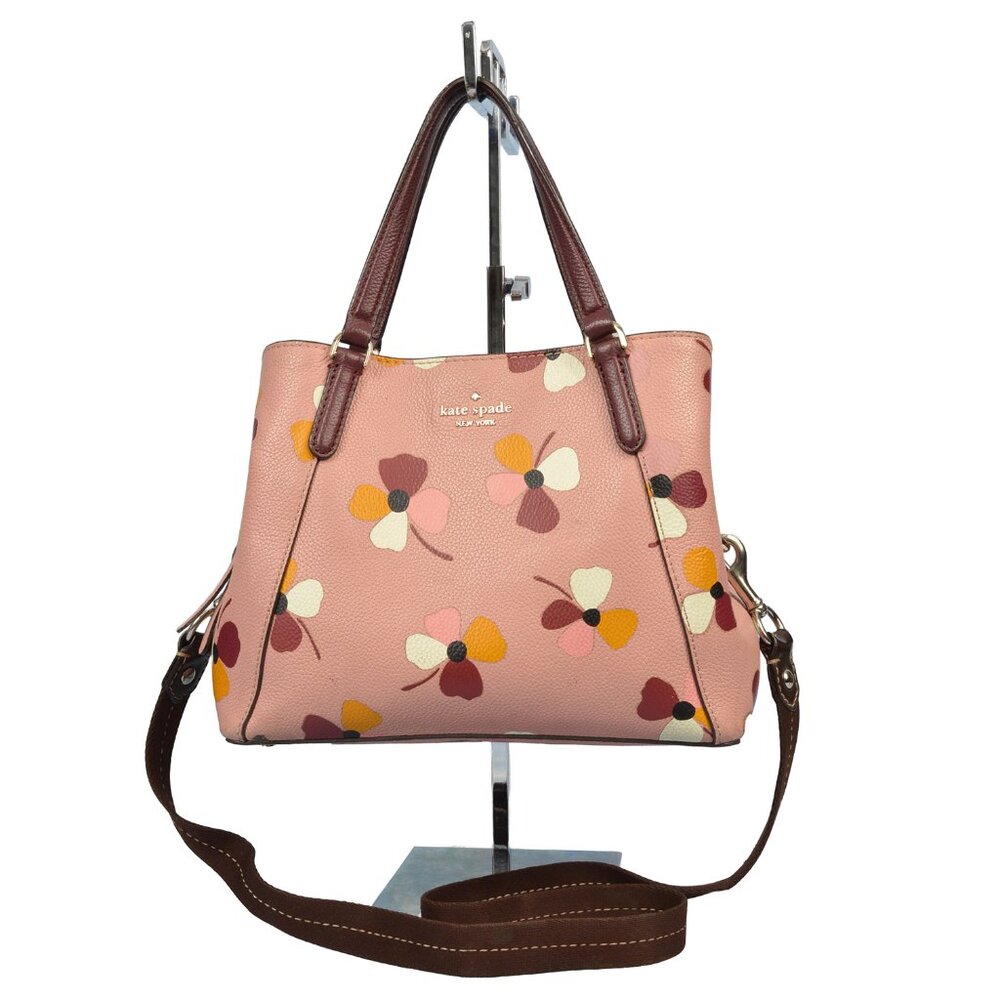 Kate Spade New York Jackson Dusk Buds Medium Triple Compartment Satchel